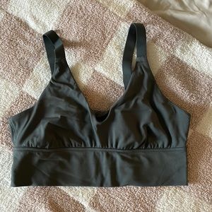 Aerie charcoal gray sports bra - size M - no padding